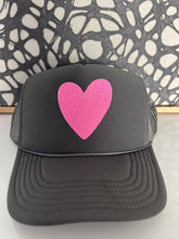 Load image into Gallery viewer, Heart - Charcoal Trucker