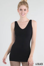 Load image into Gallery viewer, Rochelle Reversible Tank Top: Black
