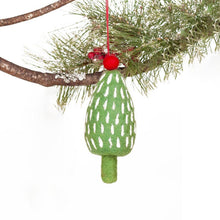 Load image into Gallery viewer, Holiday Tree Green Felt Ornament