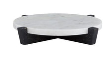 Load image into Gallery viewer, Santa Barbara Design Studio Marble Tray with Mango Wood Stand