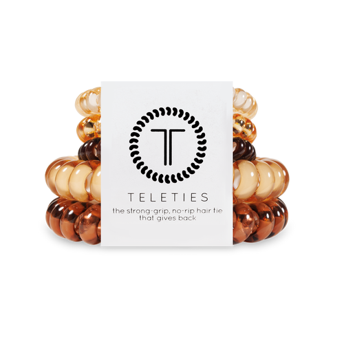 TELETIES - Spiral Hair Coil | Mix Pack | Anything But Basic Hair Ties