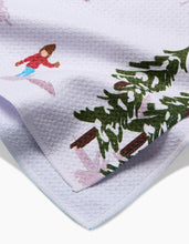 Load image into Gallery viewer, Geometry Winter Skiing Trip Bar Towel