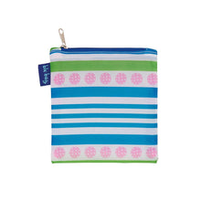 Load image into Gallery viewer, PICKLEBALL STRIPE blu Bag Reusable Shopper Tote
