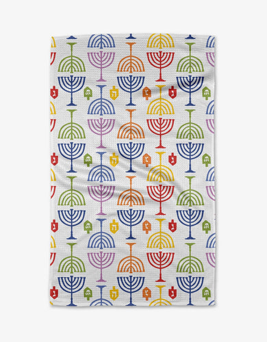 Geometry-Festival of Lights Tea Towel