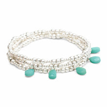 Load image into Gallery viewer, Metal Wrap - Timeless/Turquoise/Silver