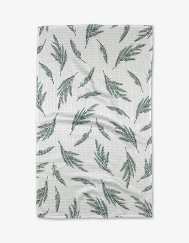 Geometry-Mistletoe Tea Towel