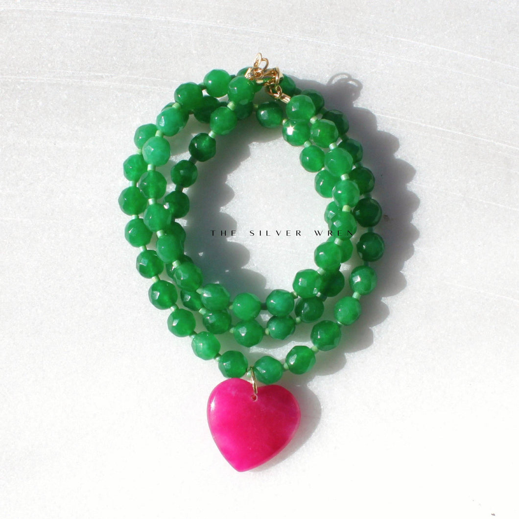 Abel Beaded Necklace: 18 inch