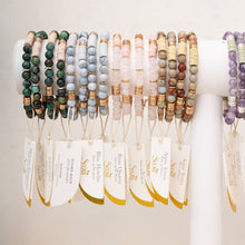 Load image into Gallery viewer, Intermix Stone Stacking Bracelet - African Turquoise