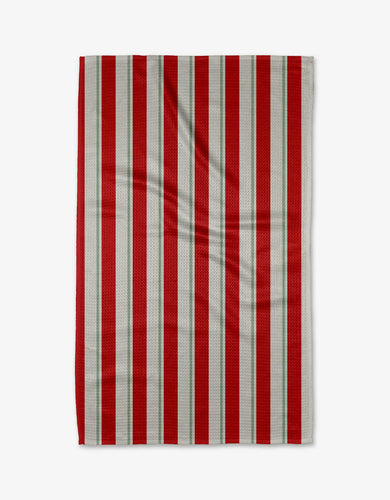 Geometry-Santa Clause Stripe Tea Towel