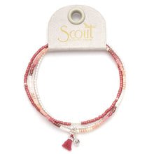 Load image into Gallery viewer, Chromacolor Miyuki Bracelet Trio - Blush Multi/Silver