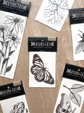 Load image into Gallery viewer, NatureTats - Monarch Butterfly Temporary Tattoo: 1-Pack