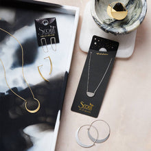 Load image into Gallery viewer, Refined Necklace Collection - Half Moon/Silver