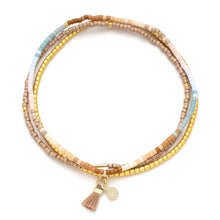 Load image into Gallery viewer, Chromacolor Miyuki Bracelet Trio - Desert Multi/Gold