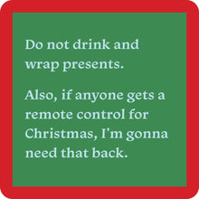 Load image into Gallery viewer, COASTER: XMAS Drink and Wrap