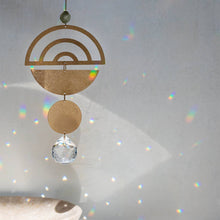 Load image into Gallery viewer, Suncatcher- Botanical Leaf/Amazonite