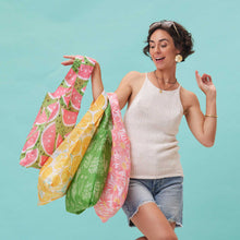 Load image into Gallery viewer, DAISIES blu Bag Reusable Shopper Tote
