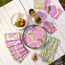 Load image into Gallery viewer, POPPY PAPAVER blu Kitchen Tea Towel