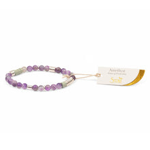 Load image into Gallery viewer, Intermix Stone Stacking Bracelet - Amethyst