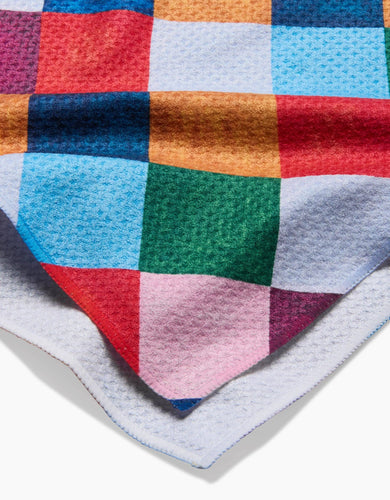 Geometry-Holiday Harlequin Tea Towel