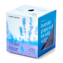 Load image into Gallery viewer, Garden Vibes Candle/Planter 2-in-1: Violet Hour - Lavender