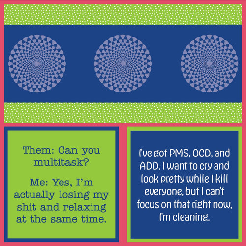 Napkin:  PMS OCD