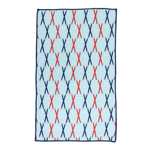 NORDIC SPORTS blu Kitchen Tea Towel