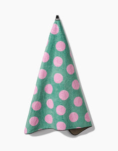 Geometry - Pink Ball Plush Dog Towel