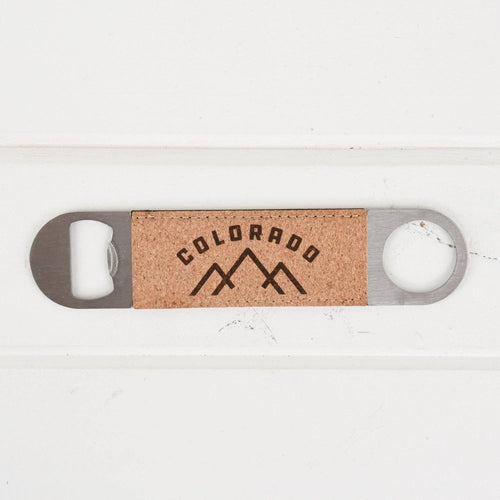 Colorado Mountains Cork Bottle Openers