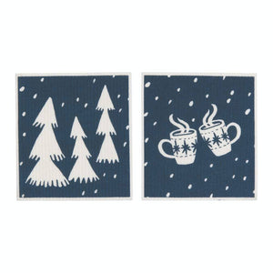 NORDIC TREE Reusable Sponge-Cloth, Set of 2