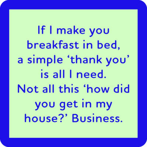COASTER: Breakfast In Bed