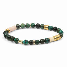 Load image into Gallery viewer, Intermix Stone Stacking Bracelet - African Turquoise