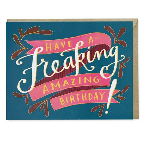 Knock Knock - Freaking Amazing Birthday Card
