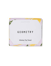 Load image into Gallery viewer, Geometry - Sweet Lemon Tea Towel