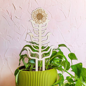 Sunflower Wooden Plant Trellis