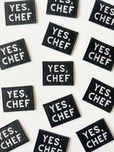 Load image into Gallery viewer, Field Trip Threads - Yes Chef Black Iron-on Sew-on Patch