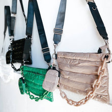 Load image into Gallery viewer, Nova Nylon Chain Crossbody: Taupe