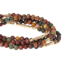 Load image into Gallery viewer, Stone Wrap: Majestic Jasper - Stone of Serenity