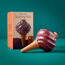 Load image into Gallery viewer, Terracotta Watering Bulb: Plum