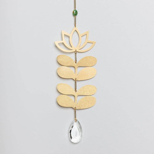 Suncatcher - Lotus/African Turquoise