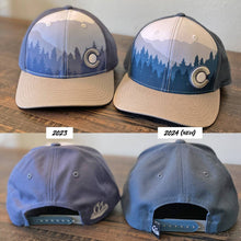 Load image into Gallery viewer, Alpine Snapback Hat - Indigo/Gray