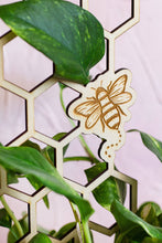Load image into Gallery viewer, Honeycomb Wooden Plant Trellis