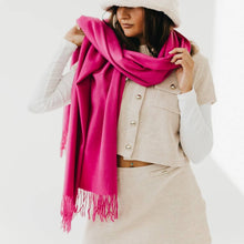 Load image into Gallery viewer, Cozy Cashmere Essential Travel Scarf