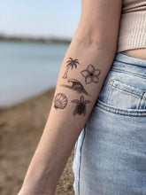 Load image into Gallery viewer, NatureTats - Beach Life Temporary Tattoos