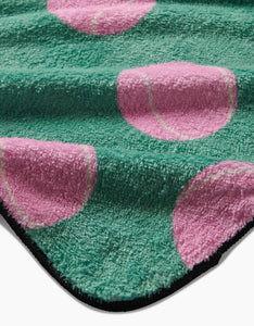 Geometry - Pink Ball Plush Dog Towel