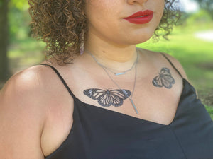 NatureTats - Monarch Butterfly Temporary Tattoo: 1-Pack