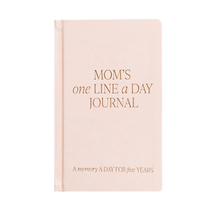 Load image into Gallery viewer, Mom&#39;s One Line A Day Leather Journal