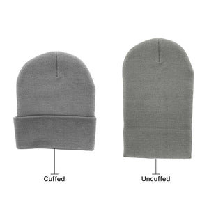 The Park Wholesale - Beanies Caps Toboggan Cuffed Soft Knit in Bulk Multi-Color Plain Blank Wholesale: Neon Green