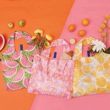 Load image into Gallery viewer, DAISIES blu Bag Reusable Shopper Tote