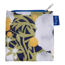 Load image into Gallery viewer, ANEMONE POPPY blu Bag Reusable Shopper Tote