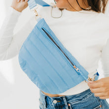 Load image into Gallery viewer, Jolie Puffer Belt Bag Carolina Blue